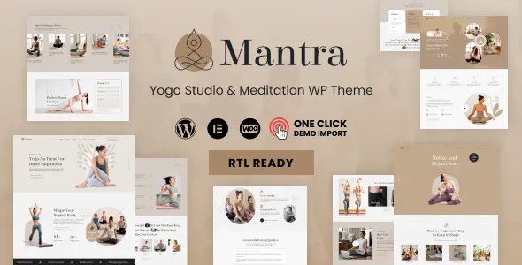 Mantra - Yoga Fitness WordPress Theme