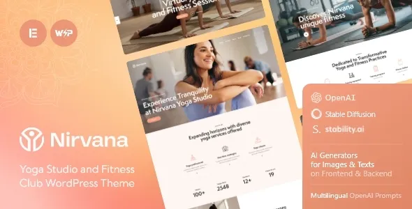 Nirvana - Yoga Studio and Fitness Club WordPress Theme