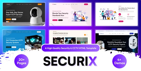 Securix - Security Service & CCTV Camera System HTML Template