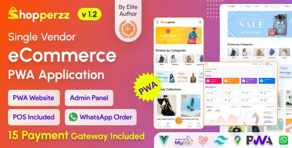 Shopperzz - PWA eCommerce CMS with POS & WhatsApp Ordering