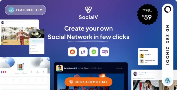 SocialV - Social Network and Community BuddyPress Theme