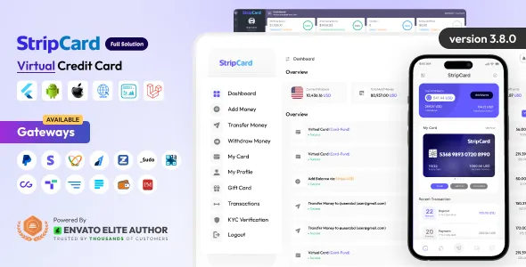 StripCard - Virtual Credit Card Solution