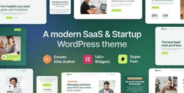 Ultran - SaaS & Startup WordPress Theme