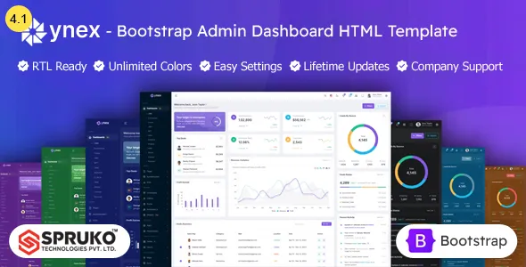 Ynex - Bootstrap Admin Dashboard HTML Template