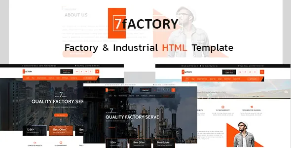 7fACTORY - Industrial, Factory & Manufacturing HTML Template