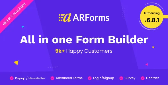 ARForms - Wordpress Form Builder Plugin