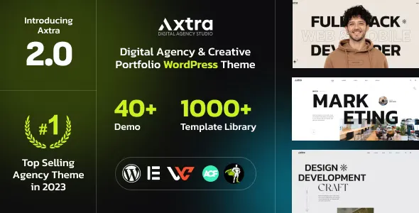 Axtra - Digital Agency Creative Portfolio Theme