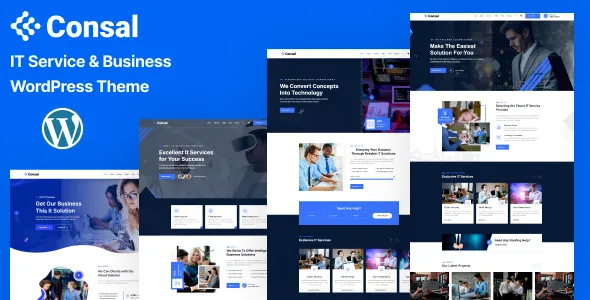 Consal - Business Agency & IT Service WordPress Theme