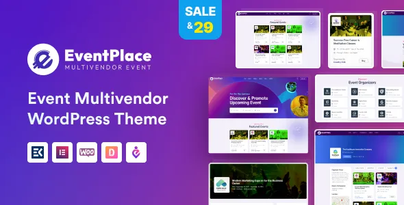 Eventplace - Multivendor Event Management WordPress Theme