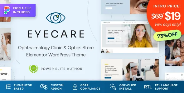 Eye Care - Eye Clinic & Family Optometrist WordPress Theme