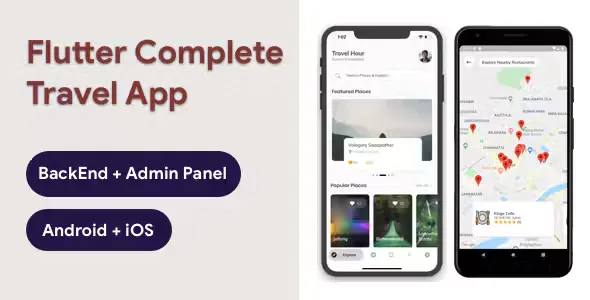 Flutter Travel App with Admin Panel - Travel Hour