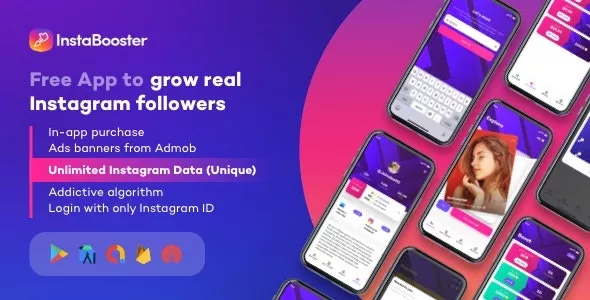 InstaBooster - Free App to Grow Real Instagram Followers, Likes and Views for Android