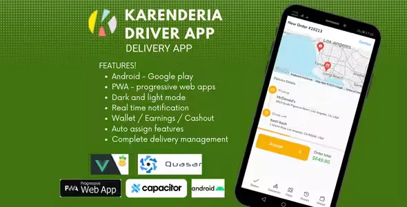 Karenderia Driver Mobile App - Karenderia Delivery Applications