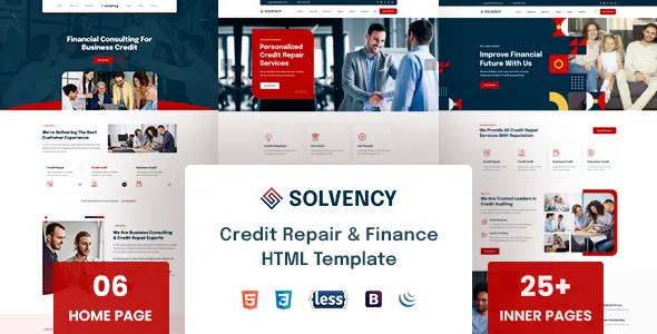 Solvency - Finance & Credit Repair HTML Template