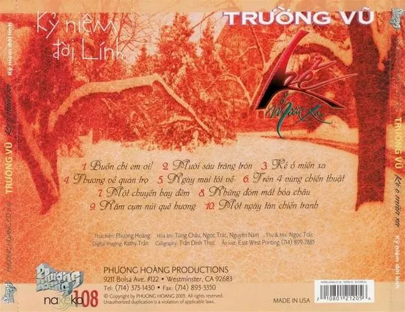 Trường Vũ - Kỷ Niệm Đời Lính & Kẻ Ở Miền Xa 2005