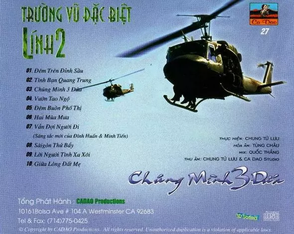 Album Lossless Trường Vũ - Lính 2 - Chúng Mình Ba Đứa