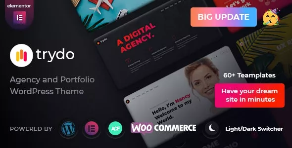 Trydo - Agency & Portfolio WordPress Theme