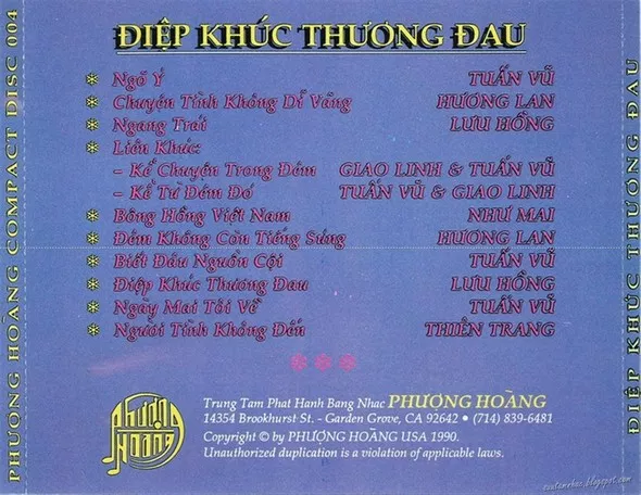 Album Lossless Tuấn Vũ - Điệp Khúc Thương Đau