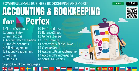 Accounting and Bookkeeping Module for Perfex CRM