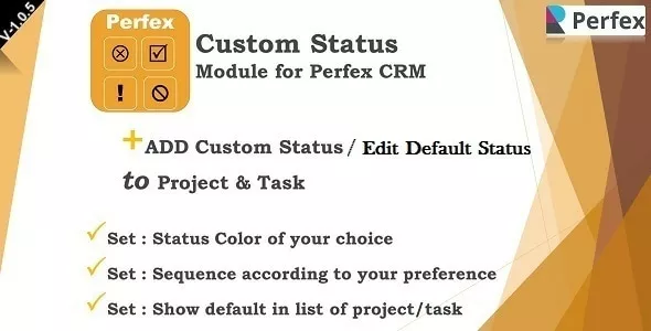 Add-on Statuses Module for Perfex CRM