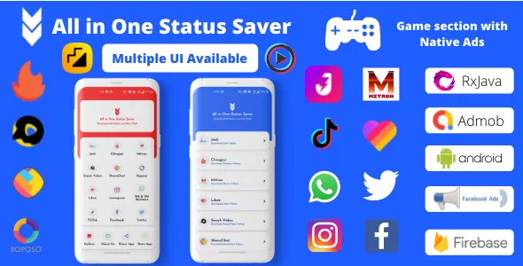 All-in-One Video Downloader / Status Saver PHP + Android (70+ sources)