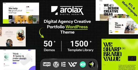 Arolax - Creative Digital Agency Theme