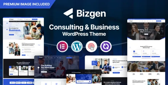 Bizgen - Business Consulting WordPress Theme + RTL