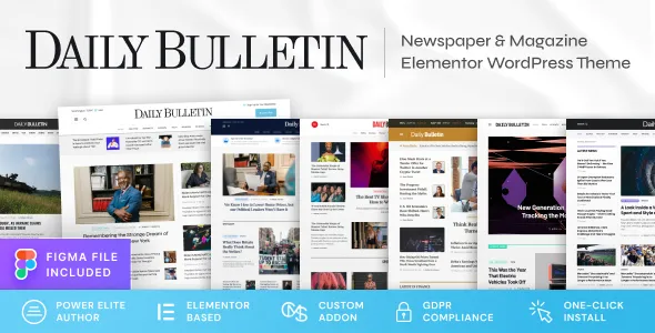 Daily Bulletin - Magazine & Newspaper WordPress Theme