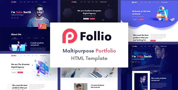 Follio - Multipurpose Portfolio HTML5 Template