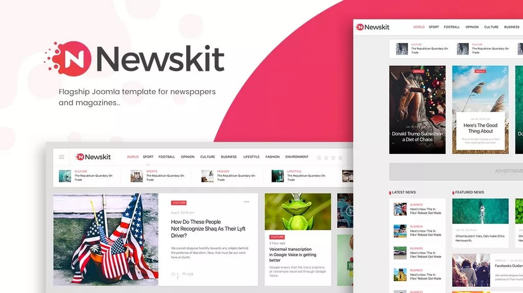 JoomShaper NewsKit - Professional Joomla Template for News and Magazine Sites