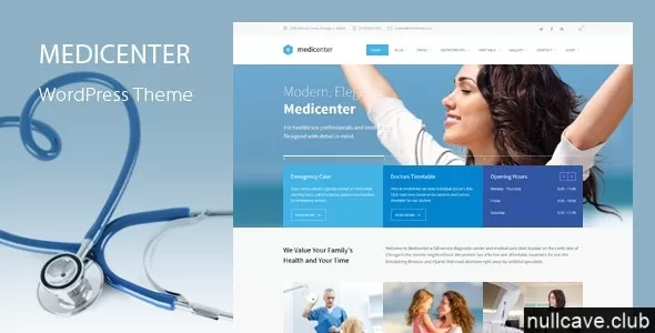 MediCenter - Health Medical Clinic WordPress Theme