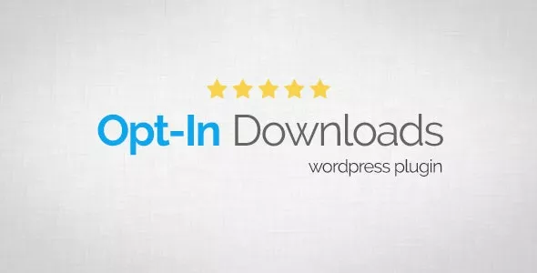 Opt-In Downloads - WordPress Plugin