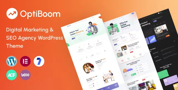 OptiBoom - Digital Marketing & SEO Agency WordPress Theme