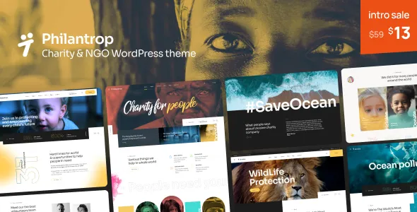 Philantrop - Charity & Nonprofit WordPress Theme