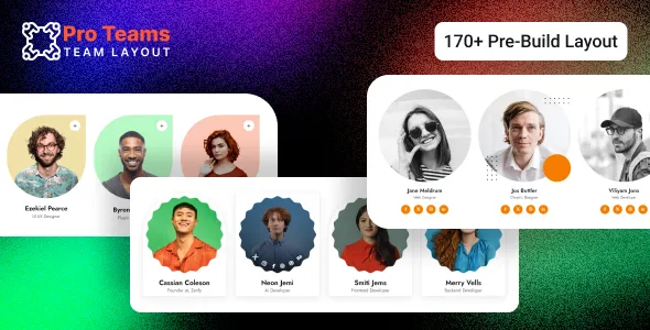 Pro Team - Multipurpose Team Member Show Case Layout HTML Template