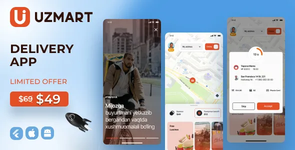 Uzmart - Delivery Man App