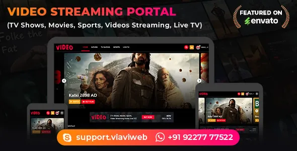 Video Streaming Portal - TV Shows, Movies, Sports, Videos Streaming, Live TV