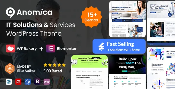 Anomica - IT Solutions and Services WordPress Theme