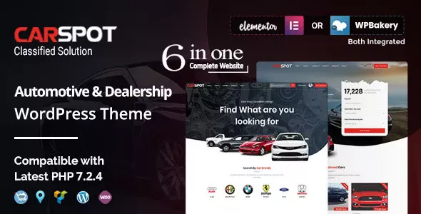 CarSpot - Dealership Wordpress Classified Theme