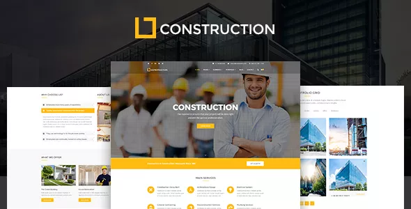 Construction - Business & Building Company WordPress Theme