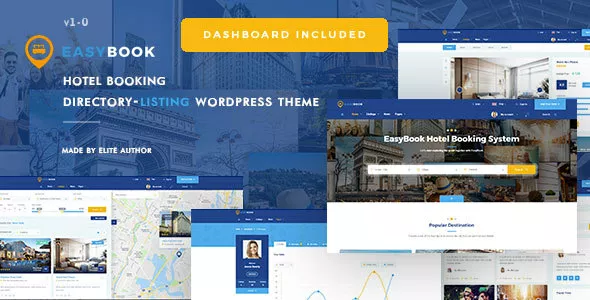 EasyBook - Hotel & Tour Booking WordPress Theme