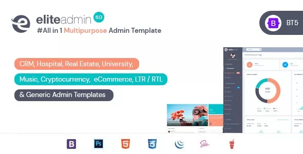 Elite Admin - Bootstrap 5 Dashboard Template