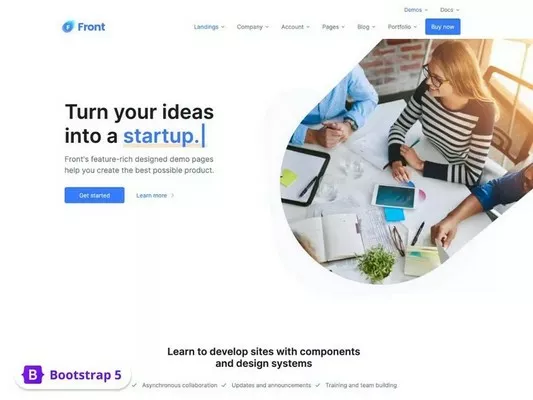Front  - Multipurpose Bootstrap Template
