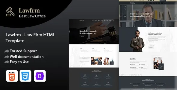 Lawfrm - Law Firm HTML Template