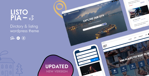 Listopia - Directory, Community WordPress Theme