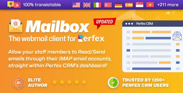 Mailbox - Webmail Based E-mail Client Module for Perfex CRM