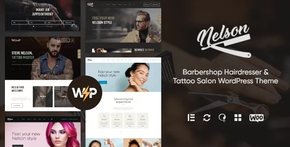 Nelson - Barbershop Hairdresser & Tattoo Salon WordPress Theme