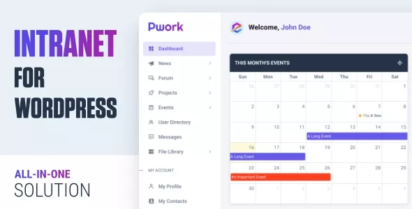 Pwork - Intranet for WordPress