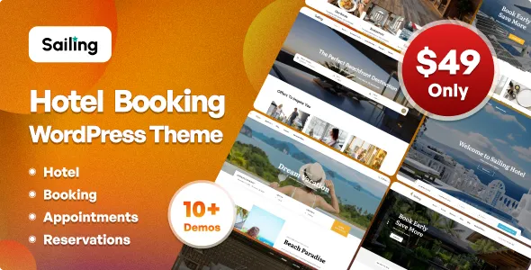 Sailing - Hotel WordPress Theme