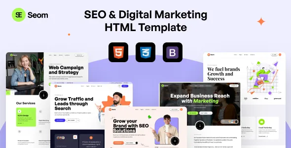 Seom - SEO & digital marketing HTML Template